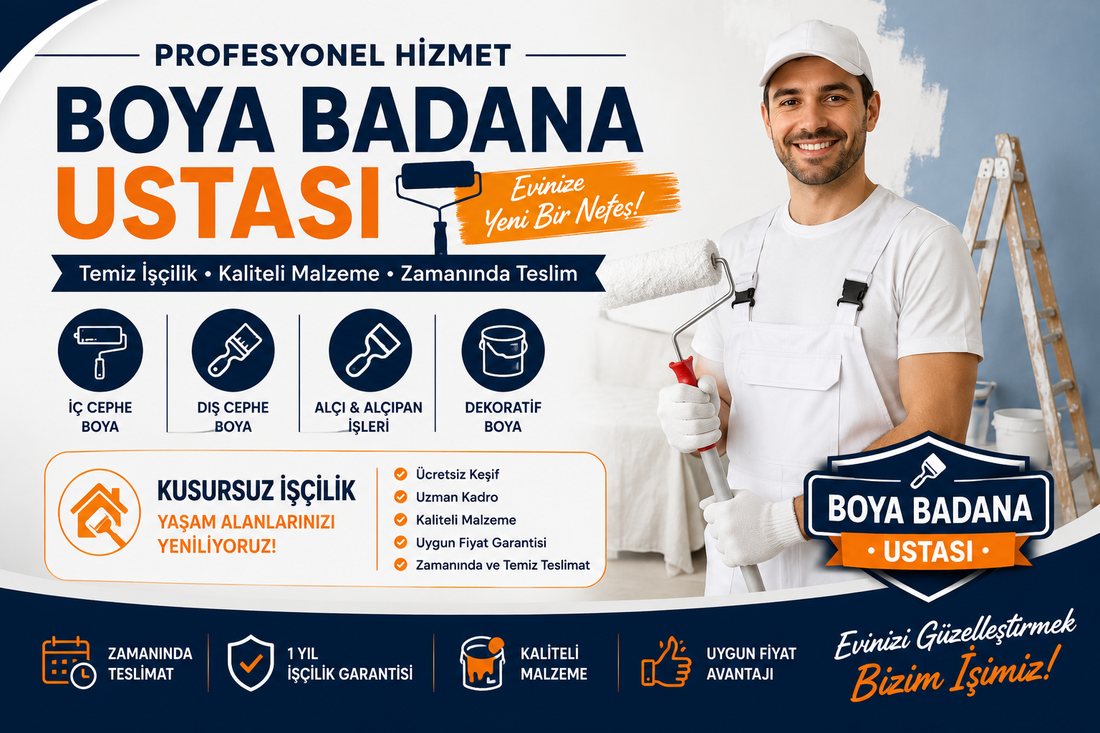 Konak boya badana ustası – profesyonel boyacı